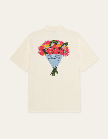 CHEMISE HOMME BOUQUET ECRU ECRU