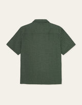 CHEMISE HOMME CHECK SEERSUCKER VERT VERT