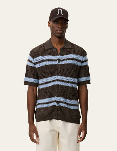 CHEMISE HOMME GIANNI MARRON MARRON