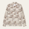 CHEMISE HOMME LAYTON PATCHWORK JACQUARD BEIGE BEIGE