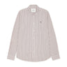 CHEMISE HOMME LIGHT OXFORD STRIPED ROUGE ROUGE
