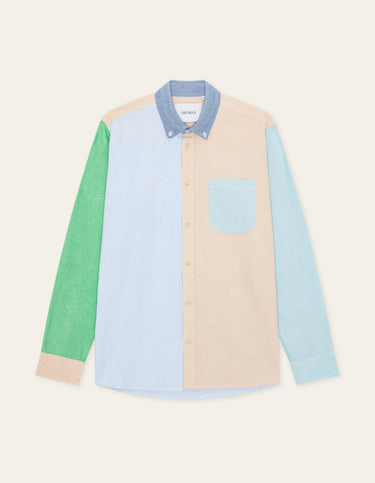 CHEMISE HOMME OXFORD PATCH MULTI MULTI