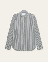 CHEMISE HOMME STRIPE COTT MARINE MARINE