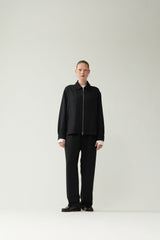 CHEMISE HOMME ZIP UP NOIR NOIR