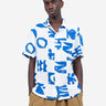 CHEMISE HOMME ALOHA SHAPES BLANC BLANC