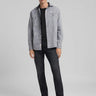 CHEMISE HOMME CHAMBRAY FLAMMÉ GRIS CLAIR GRIS CLAIR