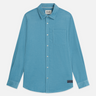 CHEMISE HOMME CORDUROY REGULAR MARINE MARINE