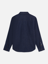 CHEMISE HOMME DENIM FLANNEL RELAXED MARINE MARINE