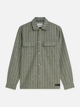CHEMISE HOMME JACQUARD RELAXED VERT VERT