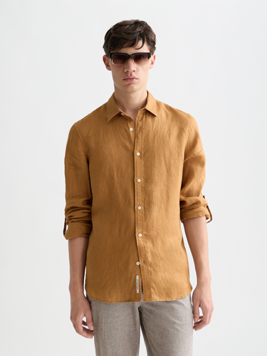 CHEMISE HOMME JAUNE JAUNE