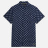 CHEMISE HOMME PRINTED LINEN MARINE MARINE