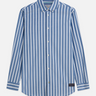 CHEMISE HOMME YARN-DYED STRIPED REGULAR MARINE MARINE