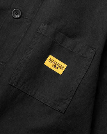 CHEMISE HOMME CANVAS CHORE NOIR NOIR