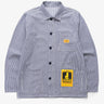 CHEMISE HOMME HICKORY CHORE BLANC BLEU BLANC BLEU