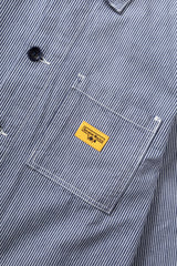 CHEMISE HOMME HICKORY CHORE BLANC BLEU BLANC BLEU