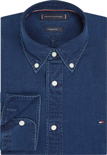 CHEMISE HOMME CHAMBRAY RF SHIRT BLEU FONCE BLEU FONCE