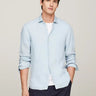 CHEMISE HOMME DC GMD LINEN SOLID S BLEU BLEU