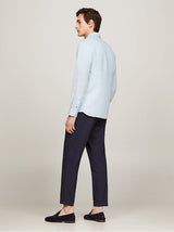 CHEMISE HOMME DC GMD LINEN SOLID S BLEU BLEU