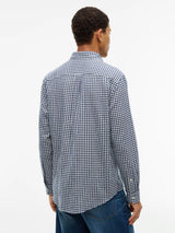 CHEMISE HOMME FLANNEL GINGHAM DOBB MARINE MARINE