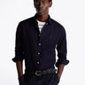 CHEMISE HOMME FLEX BRUSHED SOLID MARINE MARINE