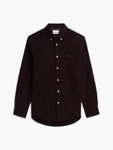 CHEMISE HOMME FLEX FLANNEL SOLID R MARRON MARRON