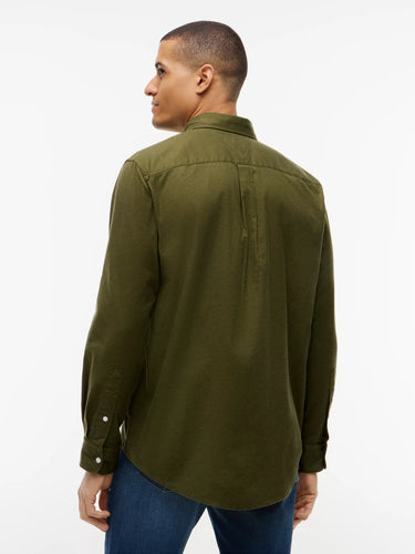 CHEMISE HOMME FLEX FLANNEL SOLID R VERT VERT