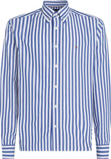 CHEMISE HOMME FLEX POPLIN BOLD STR BLEU BLEU