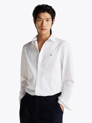 CHEMISE HOMME FLEX POPLIN KENT COL BLANC BLANC