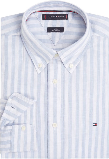 CHEMISE HOMME LINEN ESSENTIAL STRI CIEL CIEL