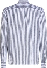 CHEMISE HOMME LINEN ESSENTIAL STRI MARINE MARINE
