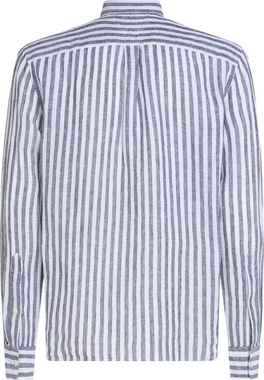 CHEMISE HOMME LINEN ESSENTIAL STRI MARINE MARINE