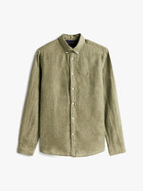 CHEMISE HOMME PIGMENT DYED LI SOLI KAKI KAKI