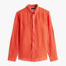 CHEMISE HOMME PIGMENT DYED LI SOLI ORANGE ORANGE
