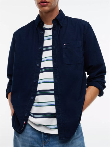 CHEMISE HOMME REG BABY CORDUROY MARINE MARINE