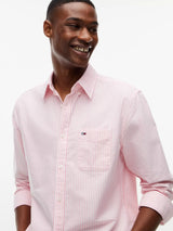 CHEMISE HOMME REG STRIPE OXFORD ROSE ROSE