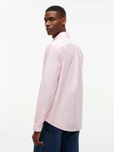 CHEMISE HOMME REG STRIPE OXFORD ROSE ROSE