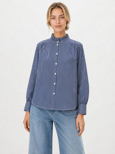CHEMISIER FEMME CADI BLEU BLEU