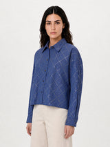 CHEMISIER FEMME CHARM BLEU BLEU