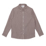 CHEMISIER FEMME CARINE MARRON/ECRU MARRON/ECRU