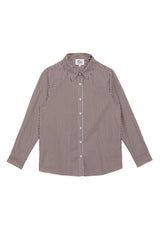 CHEMISIER FEMME CARINE MARRON/ECRU MARRON/ECRU