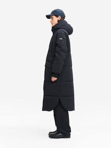 DOUDOUNE FEMME LONGUE NOIR NOIR