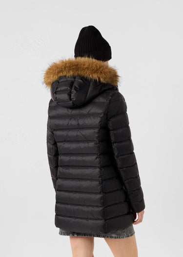 DOUDOUNE FEMME PERLE NOIR NOIR