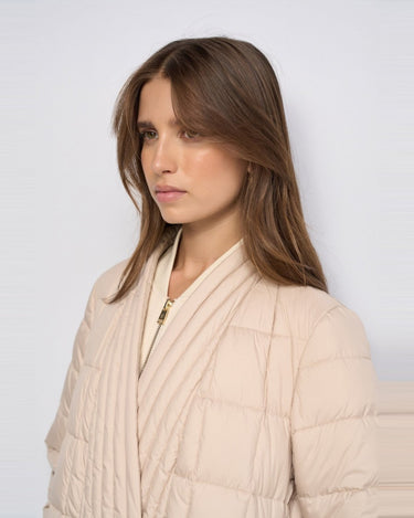 DOUDOUNE FEMME MATELASSE ECRU ECRU