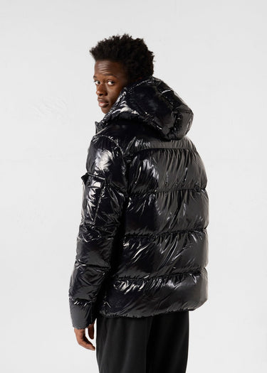 DOUDOUNE HOMME JAVA LAQUÉE NOIR NOIR