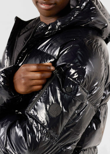 DOUDOUNE HOMME JAVA LAQUÉE NOIR NOIR