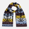 ECHARPE FEMME JACQUARD KNITTED GRIS GRIS