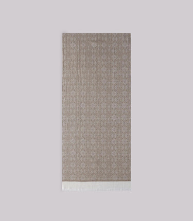 ECHARPE HOMME AFLEURI BEIGE BEIGE