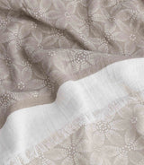 ECHARPE HOMME AFLEURI BEIGE BEIGE