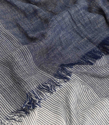 ECHARPE HOMME ARAYE MARINE MARINE