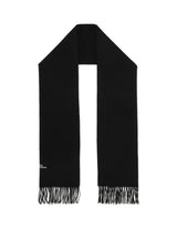 ECHARPE SIGNATURE SOLID NOIR NOIR